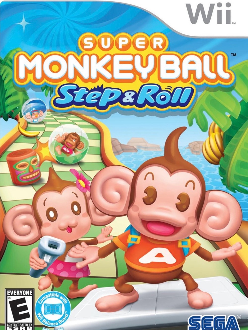 Super Monkey Ball Step & Roll - Kids Game (Blue/Yellow Packaging)